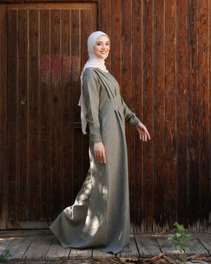 Linen Maxi Dress Rosemary C690