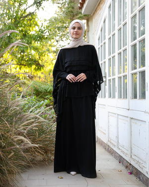 Free Size Cape Black C248