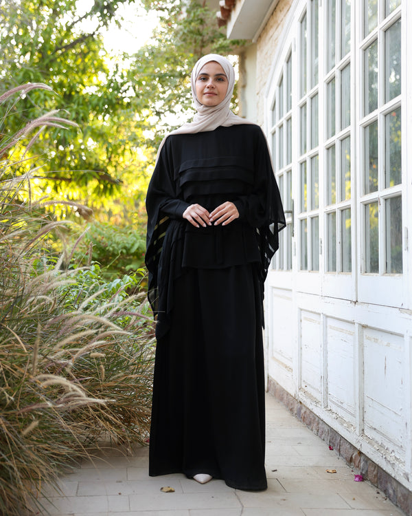 Free Size Cape Black C248