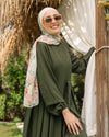 Pleated Jumpsuit Olive C150