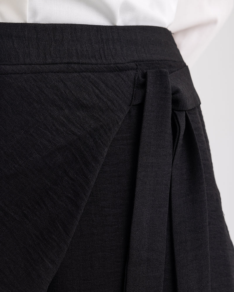 Wrap Pants Black C179