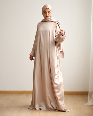 The Champagne Satin Sakinah Prayer Set C511