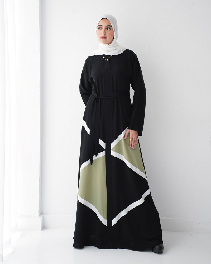 Silk Abaya Mint C90