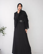 Cape Abaya With Front Belt C73