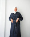 Denim Shirt Dress Navy C400