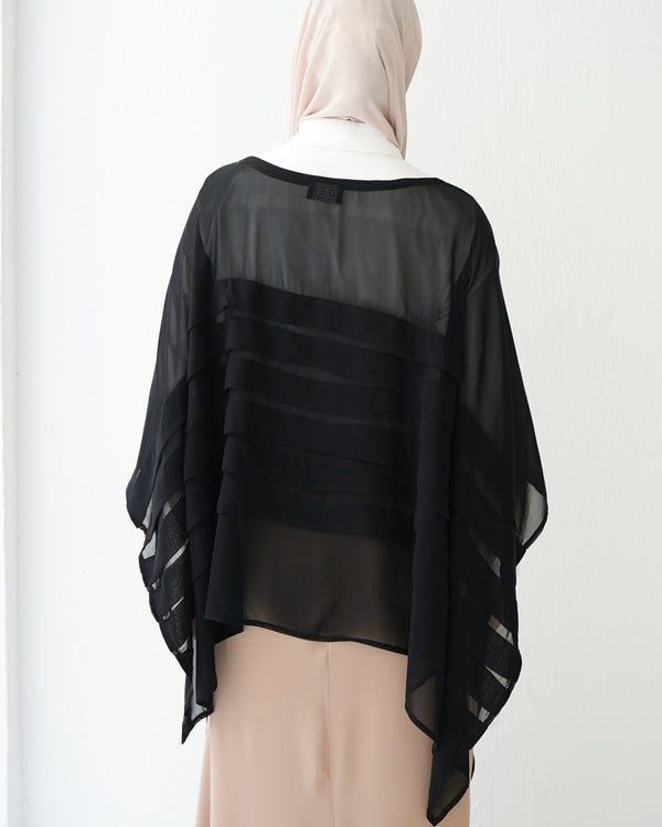 Free Size Cape Black C248