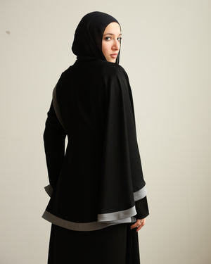The Silk Abaya Cape Set C88