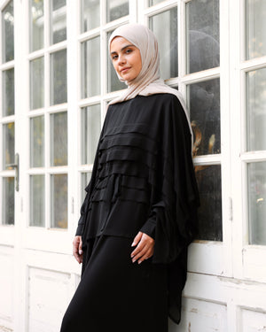 Free Size Cape Black C248