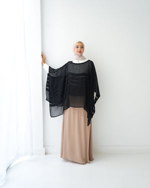 Free Size Cape Black C248