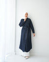 Denim Shirt Dress Navy C400