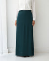 A-Line Maxi Skirt Green Teal C171