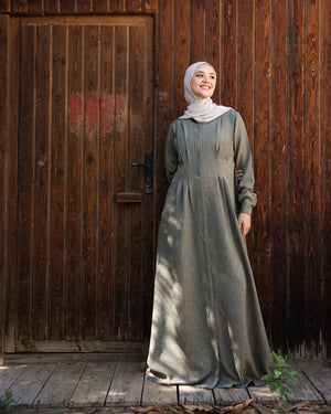 Linen Maxi Dress Rosemary C690
