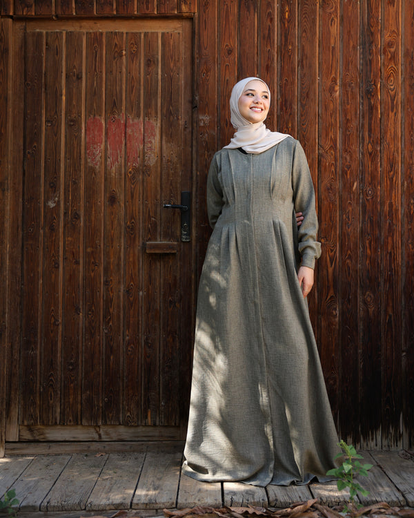 Linen Maxi Dress Rosemary C690