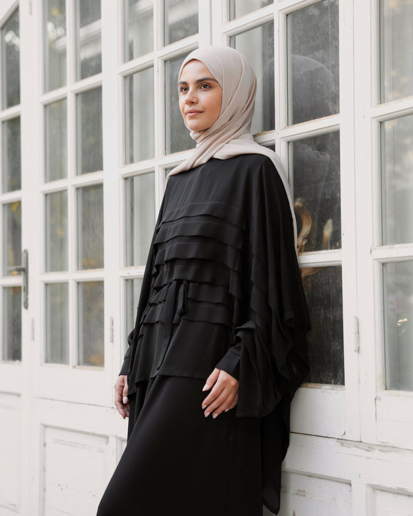 Free Size Cape Black C248