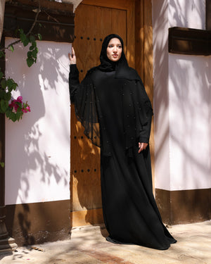 Pearl Cape Abaya C28