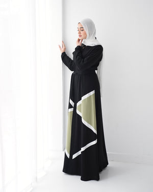 Silk Abaya Mint C90