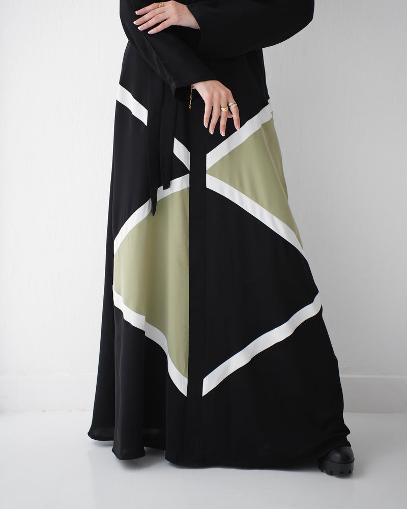 Silk Abaya Mint C90