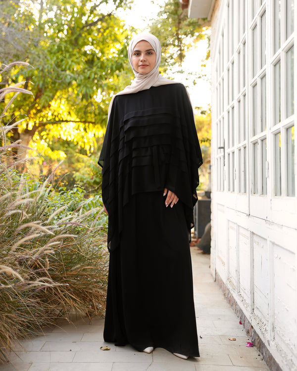 Free Size Cape Black C248