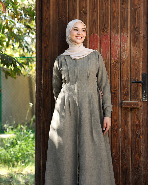 Linen Maxi Dress Rosemary C690
