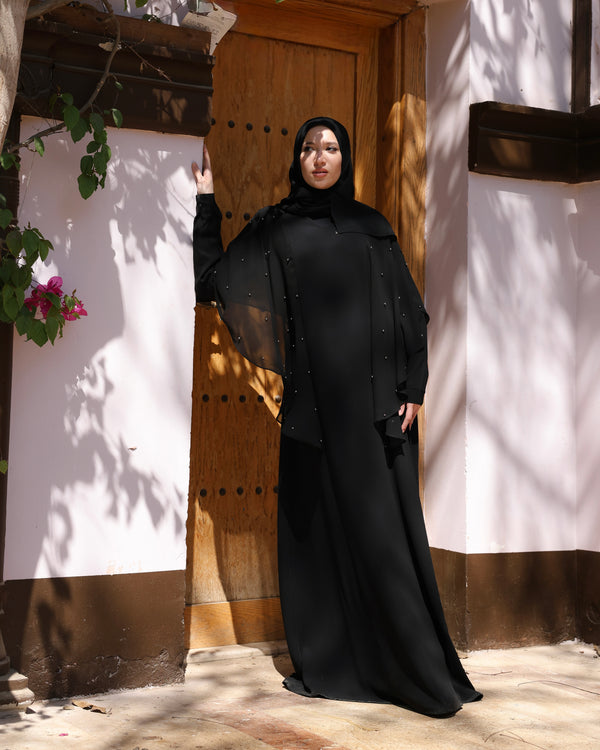 Pearl Cape Abaya C28