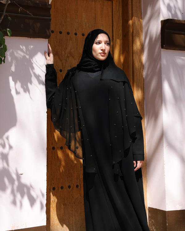 Pearl Cape Abaya C28