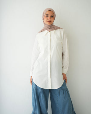 Basic Poplin Chemise OffWhite C118