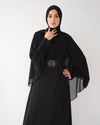 Cape Abaya With Front Belt C73