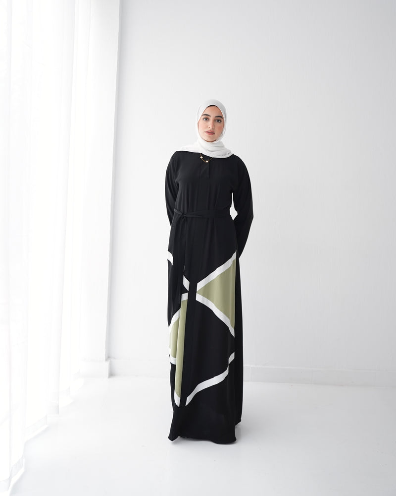 Silk Abaya Mint C90