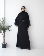 Cape Abaya With Front Belt C73