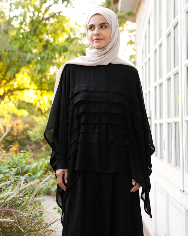 Free Size Cape Black C248