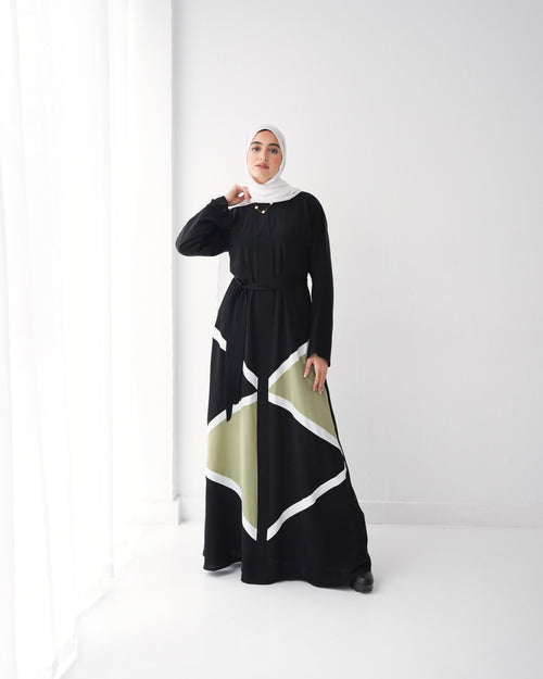 Silk Abaya Mint C90