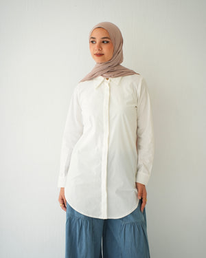 Basic Poplin Chemise OffWhite C118