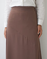 A-Line Maxi Skirt Cafe C171