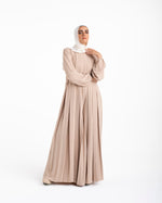Pleated Jumpsuit Beige C150