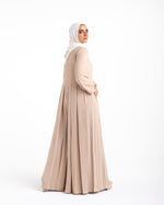 Pleated Jumpsuit Beige C150