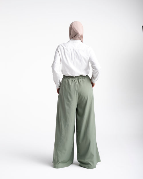 Wide Leg Pants Pistachio C1702