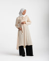 Shirt Dress With Front Buttons Beige C145