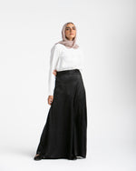 Maxi Silk Skirt Black C1711