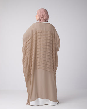 Free Size Pleated Cape Cafe C185