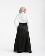 Maxi Silk Skirt Black C1711
