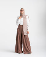 Wide Leg Pants Brown C1702