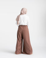 Wide Leg Pants Brown C1702