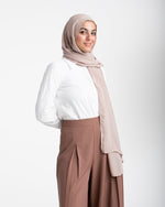 Wide Leg Pants Brown C1702