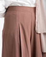 Wide Leg Pants Brown C1702