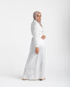 Maxi Silk Skirt White C1711