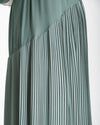 Fully Lined Pleated Dress Mint C74