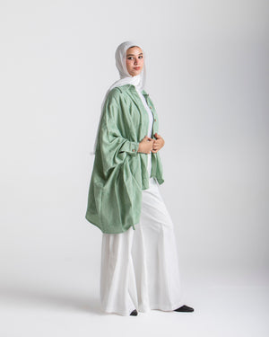 Embroidered Chemise Mint C219