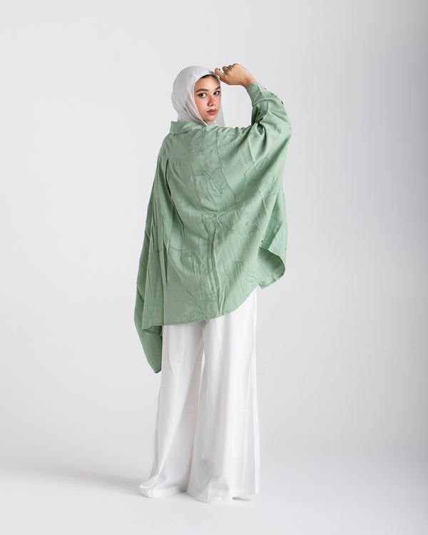 Embroidered Chemise Mint C219