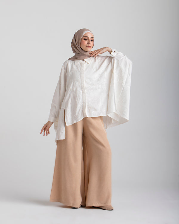 Embroidered Chemise OffWhite C219