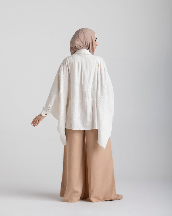 Embroidered Chemise OffWhite C219